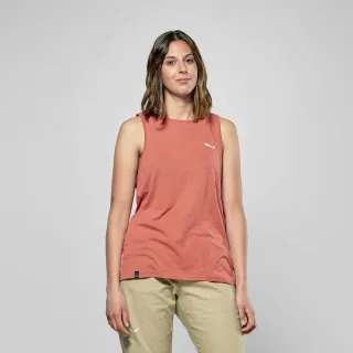 SALEWA - Agner Hemp Durastretch Tanktop Damen - Rot (Gr.44)