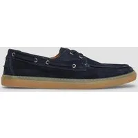 s.Oliver Slipper Schnürschuh Leder-Schnürschuh im Mokassin-Stil