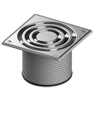 Tece drainpoint S Rostrahmen Edelstahl 150 x 150 inkl. Standardrost verschr., 3660010 3660010