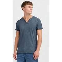 !Solid Rundhalsshirt SDTino Kurzarmshirt mit Knopfleiste