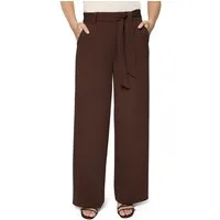 Zero Stoffhose Damen mit Stoffgürtel Gürtel