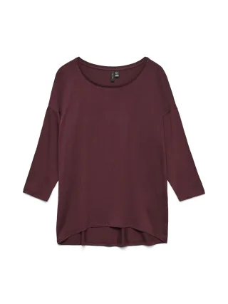 VERO MODA - VMAVA 3/4 TOP JRS NOOS Winetasting - Gr. - L