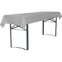 TexDeko Tischdecke universale Biertischdecke für Bierzeltgarnituren/Festzeltgarnituren (1-tlg), waschbar & wiederverwendbar (Farbe & Größe: nach Wahl)