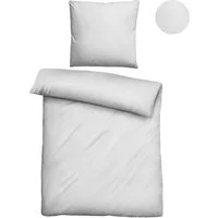 Biberna Bettwäsche 0470500, hochwertige TENCEL Qualität, Lyocell, 2 teilig, natürlicher Rohstoff, schnelltrocknend, angenehm weich, atmungsaktiv