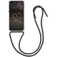 CoverKingz Handyhülle Hülle für Samsung Galaxy A52/A52 5G/A52s 5G Band Handykette Kordel 16,40 cm (6,5 Zoll), Handyhülle mit Band Bumper Schutzhülle Silikonhülle transparent
