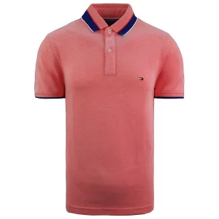 Tommy Hilfiger reguläres Fit Tipped Slim Polo Shirt Orange Herren Top mwomwo5124 676