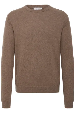 Casual Friday - CFHALFDAN 0226 crew neck knit bros b0264 - chocolate chip - Gr. - S