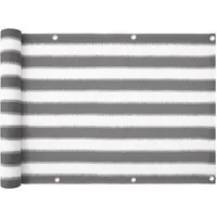 Floordirekt Balkonsichtschutz 90x500 cm, Balkon Sichtschutz mit wetterfestem HDPE-Stoff (Packung, 1-St) Balkonverkleidung für UV-, Wind- & Sichtschutz - creme/beige