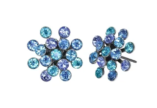 konplott - Ohrringe - Magic Fireball Mini blau