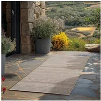 Teppium Teppich Ethno- und Tribal-Teppiche, Rechteckig, Höhe: 5 mm, Indoor Outdoor Teppich Wetterfest 3D Optik Wohnzimmer Küchen Terrasse