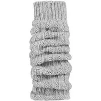 HomeOfSocks Beinstulpen Alpaka Stulpen Damen aus Wolle Grobstrick Leg Warmer Hoher Tragekomfort dank Gummibund Höhe verstellbar