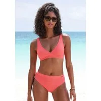 LASCANA Highwaist-Bikini-Hose Lolo mit angesetztem Bündchen