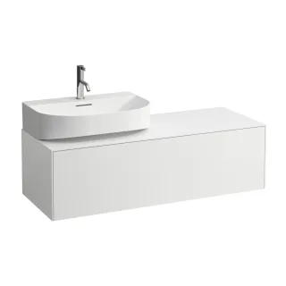 LAUFEN Waschtischunterschrank Sonar 457x1177x341 Aus li, 1Schubl H816341/2 weiss matt H4054520341701