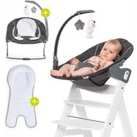 Hauck Hochstuhltablett Bouncer 2in1 Deluxe - Melange Grey