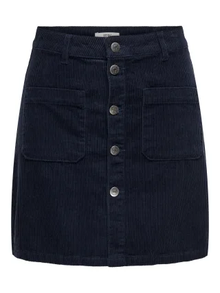 JDY - JDYSHIRAZ CORDUROY SKIRT PNT NOOS Night Sky - Gr. - S