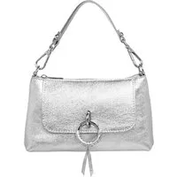 Caspar Umhängetasche Elegante Leder Umhängetasche Damen Clutch No.851, leicht, elegant & unempfindlich - 100% Echtleder - Handmade in Italy