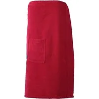 Egeria Sarong Aron, ideal für Sauna & Spa, Kurzform, Walkfrottee, mit Knöpfen, reine Baumwolle, One-Size