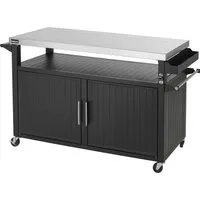 Primaster Grillablagetisch Primaster Grillwagen Napa XXL Universal 2-türig