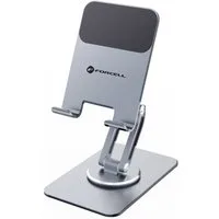 Forcell Handy-Halterung FORCELL F-Grip Fold Stand 2 360 Smartphone Ständer Grau, (1-tlg)