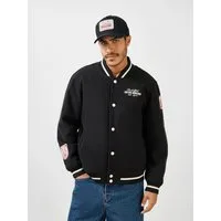 FC Bayern München Windbreaker FC Bayern München, Bomberjacke München, Herren, Schwarz