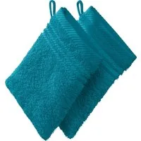 REDBEST Waschhandschuh Waschhandschuh 2er-Pack, Frottier, Walk-Frottier Uni