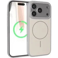 EAZY CASE Handyhülle Slim Outdoor MagSafe Case für Apple iPhone 17 Pro 6,3 Zoll, Leichtes Case mit starkem Grip & MagSafe in Grau