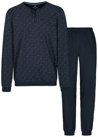 BASEFIELD - He.-Pyjama Feininterlock ink aop - Gr. - XL