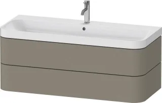 Duravit Happy D.2 Plus c-shaped Set wandhängend Stein Grau 1175x490x480 mm - HP4349O92920000 HP4349O92920000