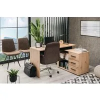 PREISBRECHER Schreibtisch Paracin, 135 x 75,5 x 50 cm (B/H/T)