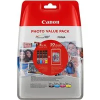 Canon 4 Canon Original Patronen CLI-551XL (6443B006 6443B008) C/M/Y/BK Photo Tintenpatrone