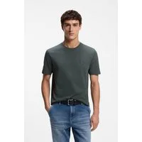BOSS ORANGE T-Shirt Tales Regular Fit 100% Baumwolle BOSS Logo Patch Rundhals