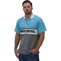 BRACHIAL THE LIFESTYLE COMPANY Poloshirt Brachial Polo-Shirt "Nautic" blau/grau