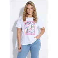 Angel of Style T-Shirt T-Shirt Boxy Fit Blumen-Motiv