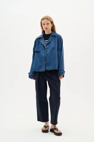 Übergangsjacke Baggy fit Dark Blue Denim dark blue