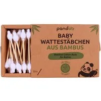 pandoo Ohrenreiniger Wattestäbchen für Kinder und Babys mit Sicherheitskopf, 55-tlg.