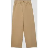 s.Oliver Chinos Hose BAGGY Baggy Pull-on / Relaxed Fit / Mid Rise / Wide Leg