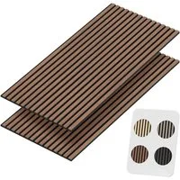 TONOR 3D Wandpaneel Akustikpaneele Holz, Wandpaneele Schallschutzplatten, Wandverkleidung, (2-tlg)