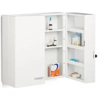relaxdays Medizinschrank Medikamentenschrank XXL Premium