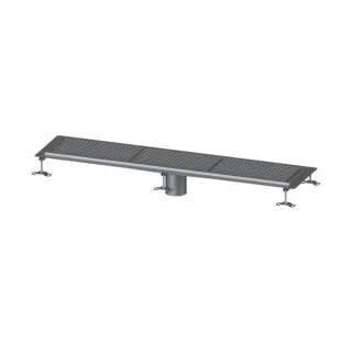 Kessel Ferrofix Kastenrinne 6030150 Edelstahl, 300x1555x63mm, Auslauf senkrecht