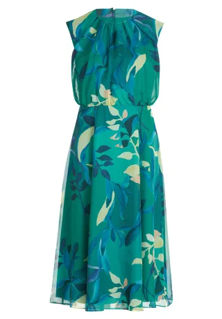 Betty & Co - Partykleid Green/Dark Blue - Gr. - 38