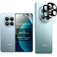 CLM-Tech Kameraschutzglas 2X für Xiaomi Redmi Note 15 Pro 5G 6,83 Zoll, (Nicht 4G) Linse 9H Glas - Folie kristallklar Panzerglas, 2 Stück, Kratzfest
