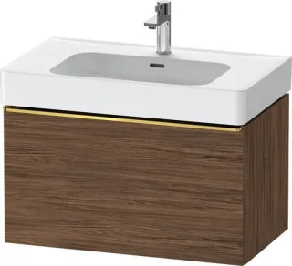 Duravit D-Neo Waschtischunterbau wandhängend Nussbaum dunkel Matt 784x452x440 mm - DE4277034210000 DE4277034210000
