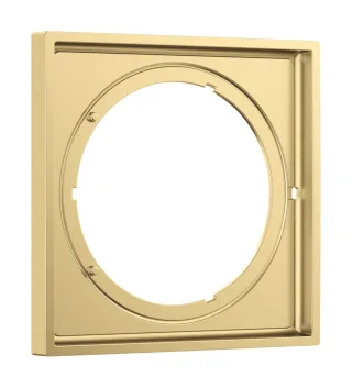 Hansgrohe Verlängerungsrosette AXOR ShowerSelect ID eckig 5 mm brushed gold optic, 13641250 13641250