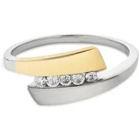 Bruno Banani Fingerring Schmuck Geschenk Silber 925 Damenring, mit Zirkonia (synth)