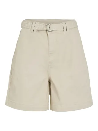 VILA - VIOLA HW DETAIL DENIM SHORTS/VOL Birch - Gr. - 38