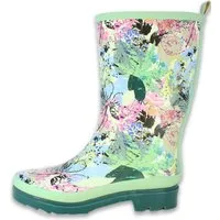 Beck Damen Gummistiefel Spring Gummistiefel (stylischer Damenstiefel, für trockene Füße bei Regenwetter) wasserdicht, modernes Design, herausnehmbare Innensohle