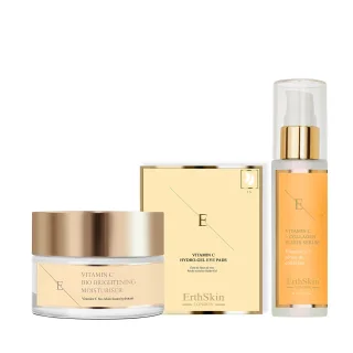 VITAMIN C + COLLAGEN ELIXIR SERUM 60ML + Vitamin C Bio Brightening Moisturiser 50ml + Vitamin C Hydrogel Augenpads x 5