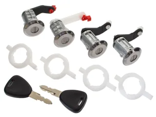 4x Schloss Türe Schliesszylinder 2x Schlüssel für Opel Movano Renault Master II