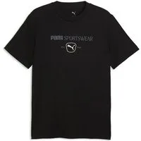 PUMA T-Shirt CLASS GRAPHIC TEE Kurzarmdesign, mit Rundhalsausschnitt, unifarben, ohne Kapuze