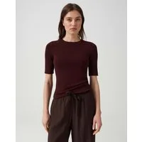 OPUS 3/4-Arm-Shirt mit feiner Mélange Slim Fit Vielseitig kombinierbar für casual Looks